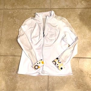Zella White full zipper activewear XL jacket